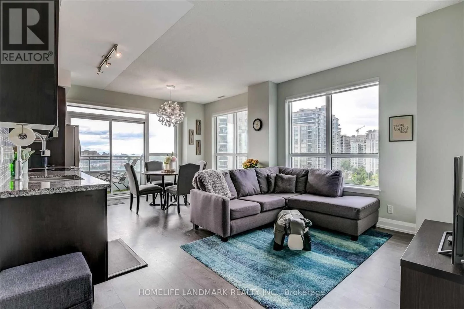 Living and dining area